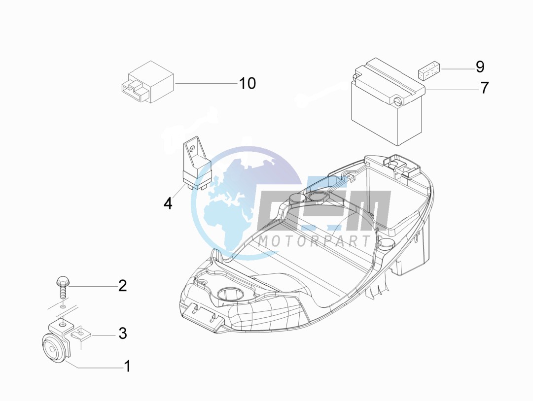 Remote control switches - Battery - Horn