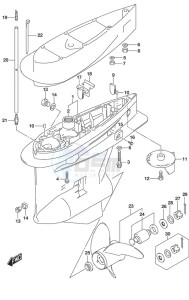 DF 225 drawing Gear Case