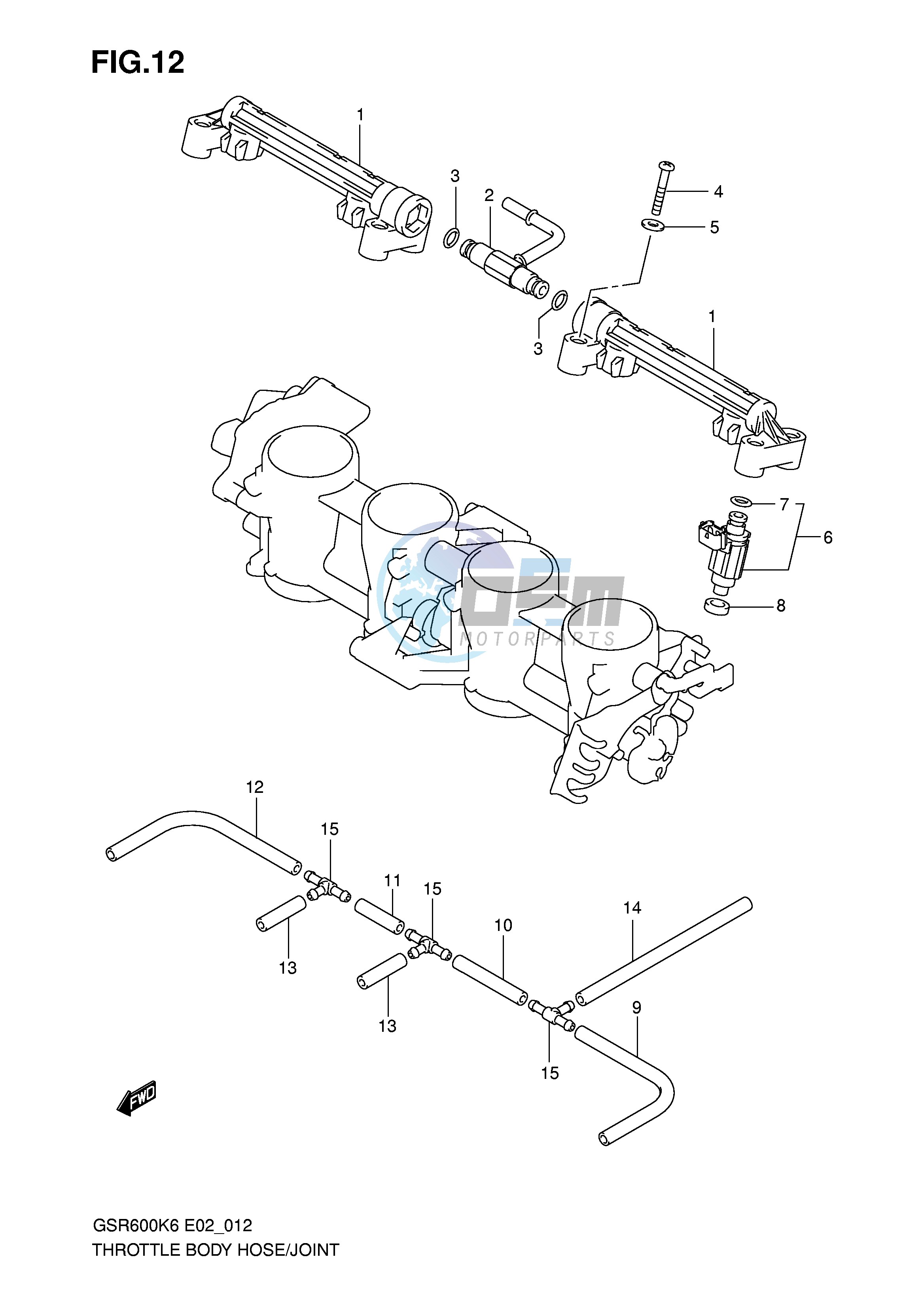 THROTTLE BODY HOSE JOINT