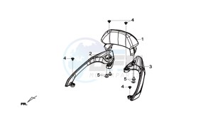 GTS 300I ABS L7 drawing ROD  L  / R