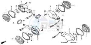 CBR125RWA Germany - (G / BLA) drawing WINKER (CBR125RW7/RW9/RWA)