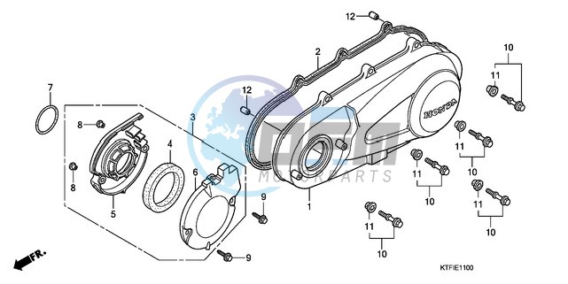 LEFT CRANKCASE COVER