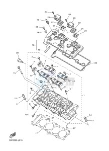 FZ8-SA FZ8 FAZER (ABS) 800 (1BD2) drawing CYLINDER HEAD