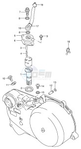 LT50 (P1) drawing CLUTCH COVER - OIL PUMP