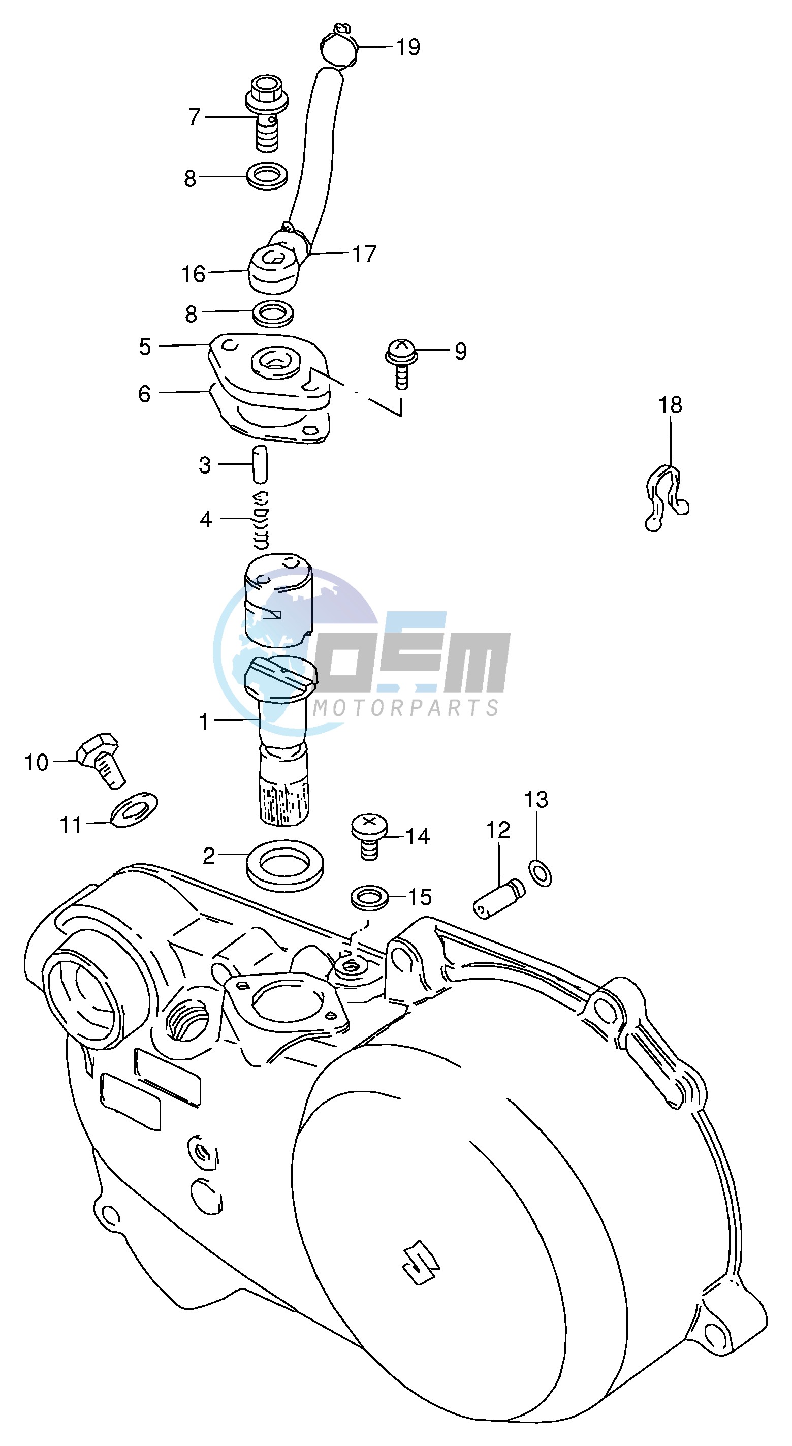 CLUTCH COVER - OIL PUMP