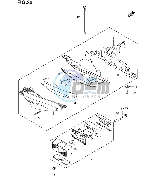 REAR COMBINATION LAMP