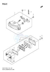 GSX-R1000 (E21) drawing REAR COMBINATION LAMP