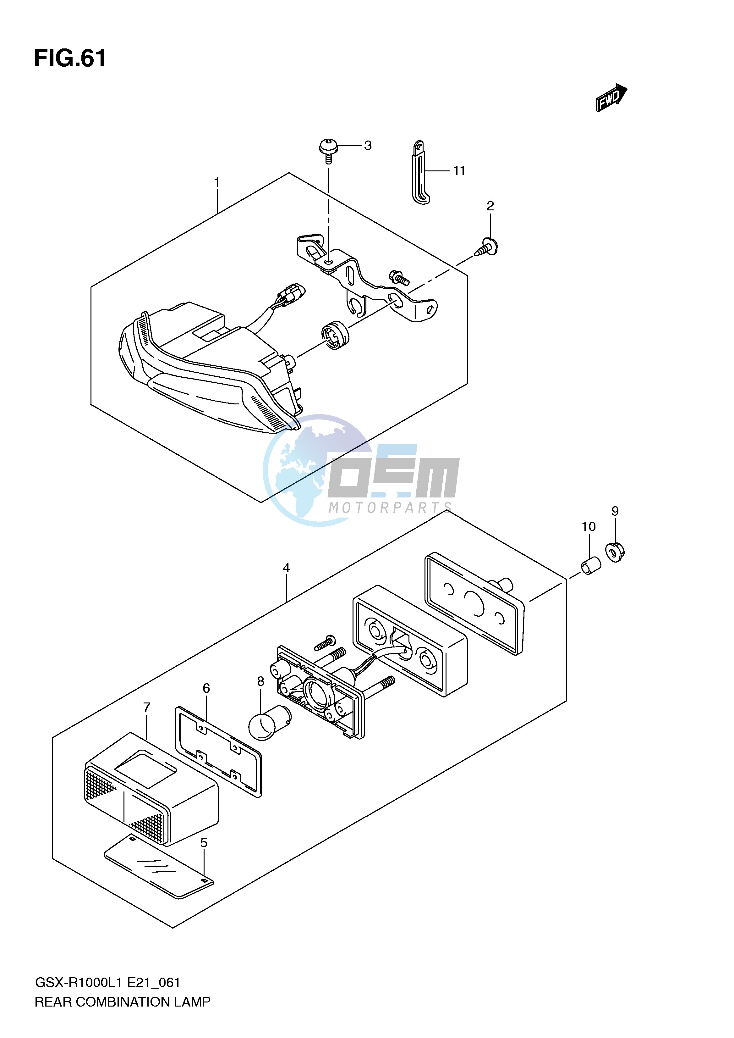 REAR COMBINATION LAMP