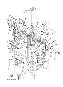 F250BETX drawing FRONT-FAIRING-BRACKET