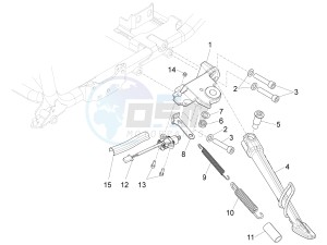 California 1400 Touring SE ABS 1380 USA CND drawing Standaard