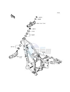 KLX250 KLX250SGF XX (EU ME A(FRICA) drawing Frame