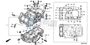 NC700XAC drawing CRANKCASE