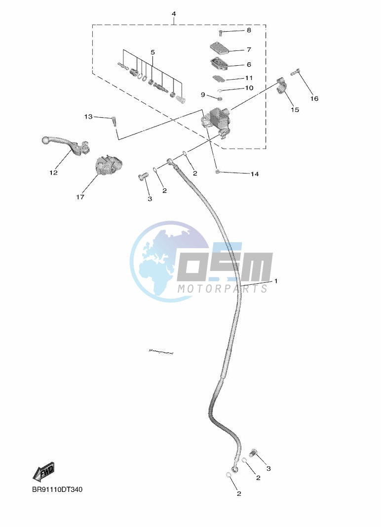 FRONT MASTER CYLINDER