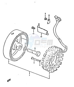 GSX750 (T-X) drawing GENERATOR