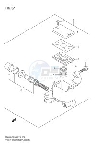 AN400 (E3-E28) Burgman drawing FRONT MASTER CYLINDER