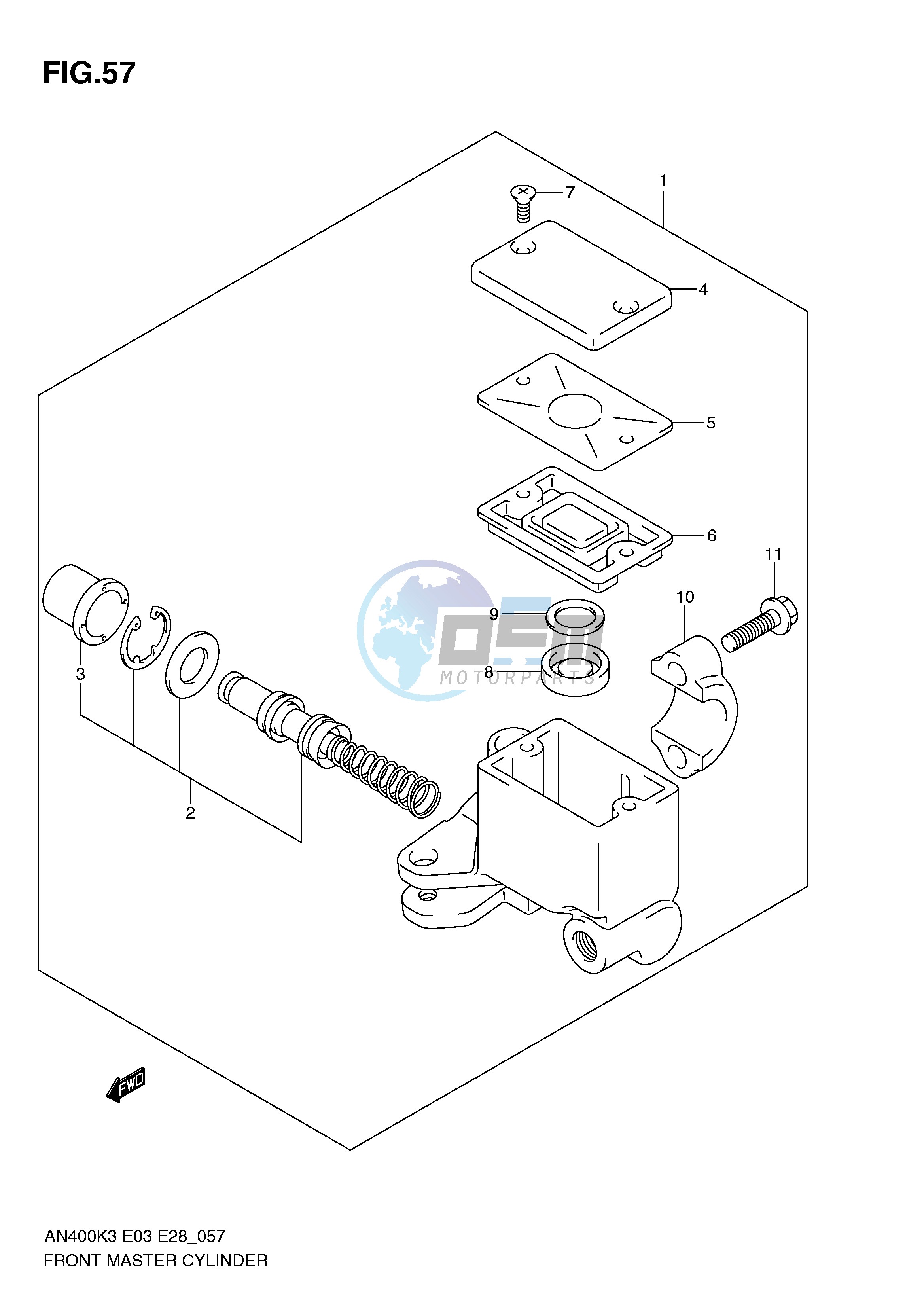 FRONT MASTER CYLINDER