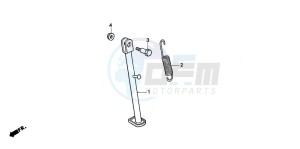 XR100R drawing STAND