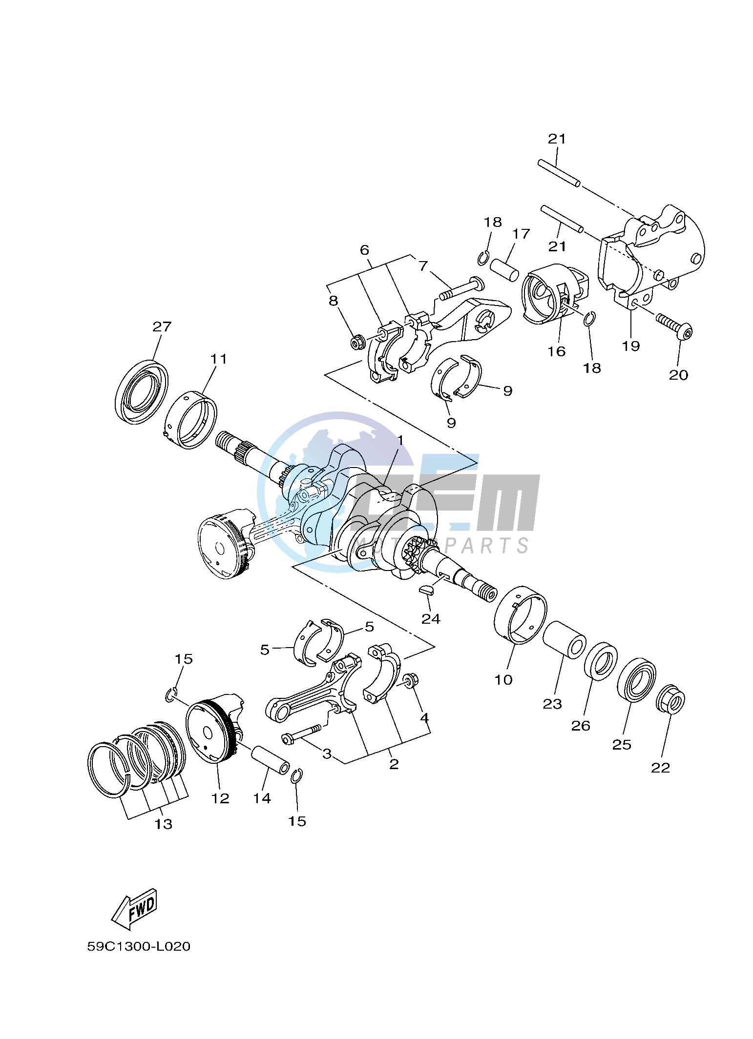 CRANKSHAFT & PISTON