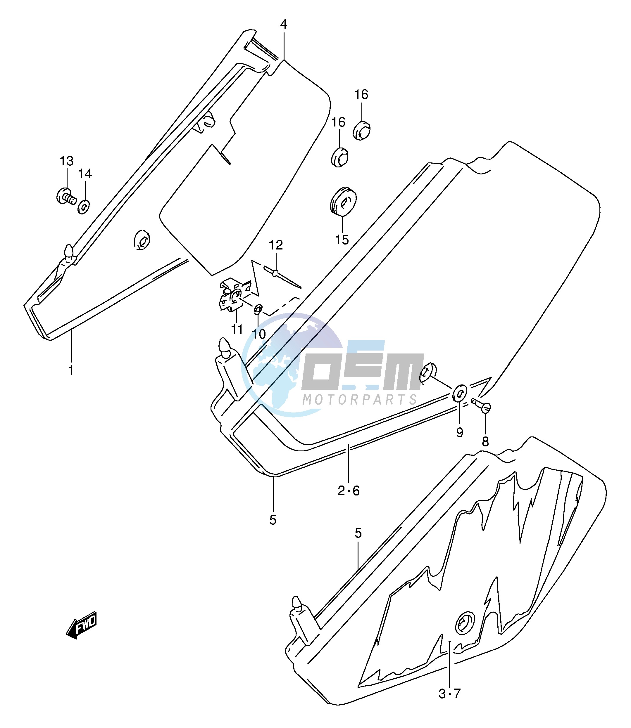 FRAME COVER (MODEL L M)