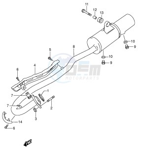 LT-F160 (P28) drawing MUFFLER