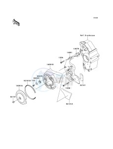 VN 2000 F [VULCAN 2000 CLASSIC LT] (6F-7F) F6F drawing CHAIN COVER