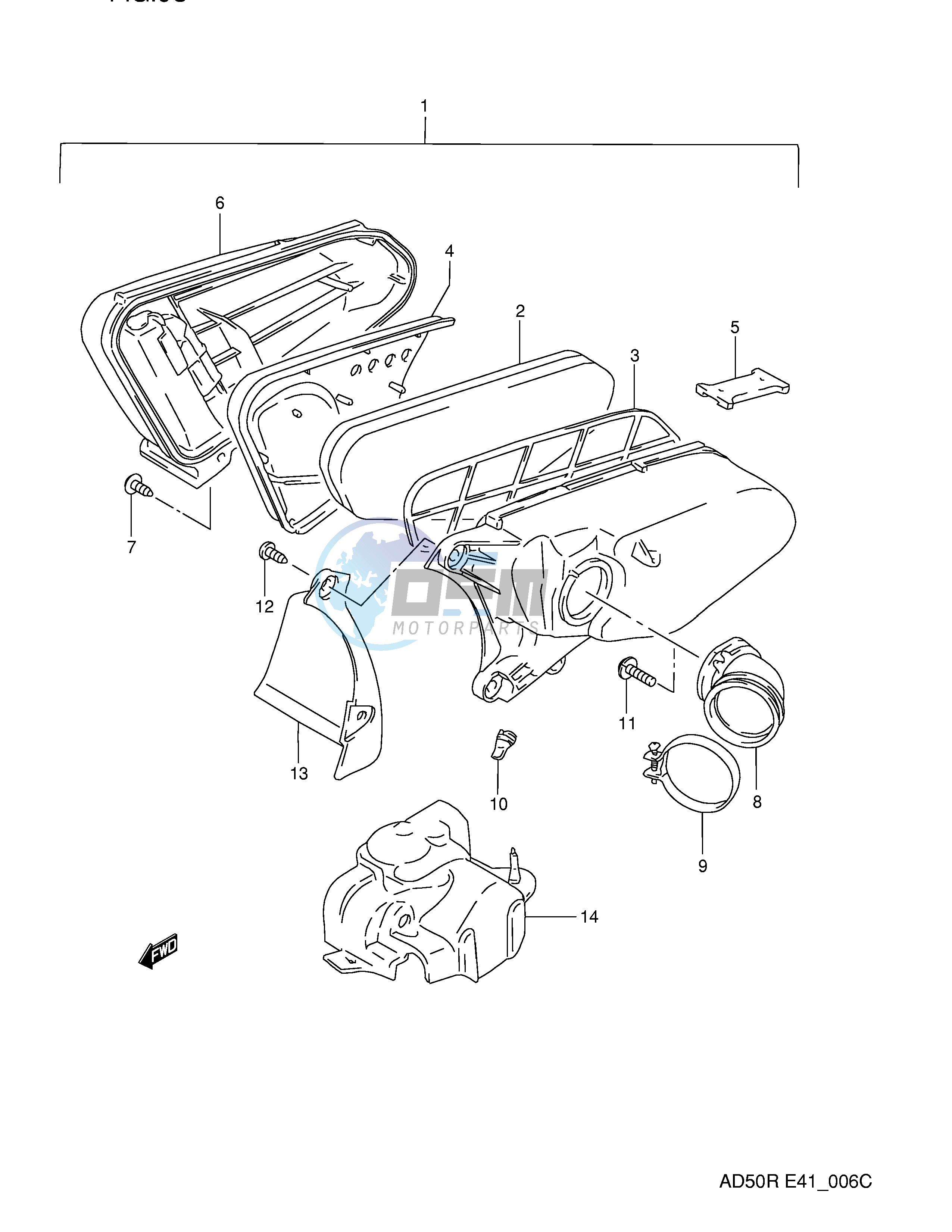 AIR CLEANER (MODEL M MODEL R:41)