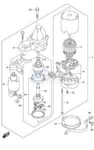 DF 200A drawing Starting Motor