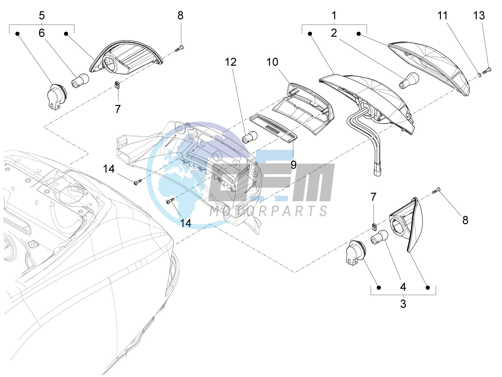 Tail light - Turn signal lamps