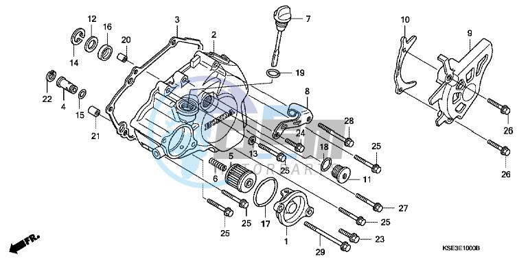 L. CRANKCASE COVER