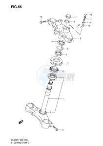 DL 650 V-STROM EU-UK drawing STEERING STEM