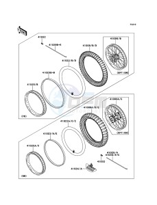 KX85/KX85-<<II>> KX85BCF EU drawing Tires