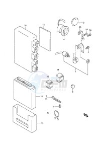 DF 40 drawing Engine Control Unit