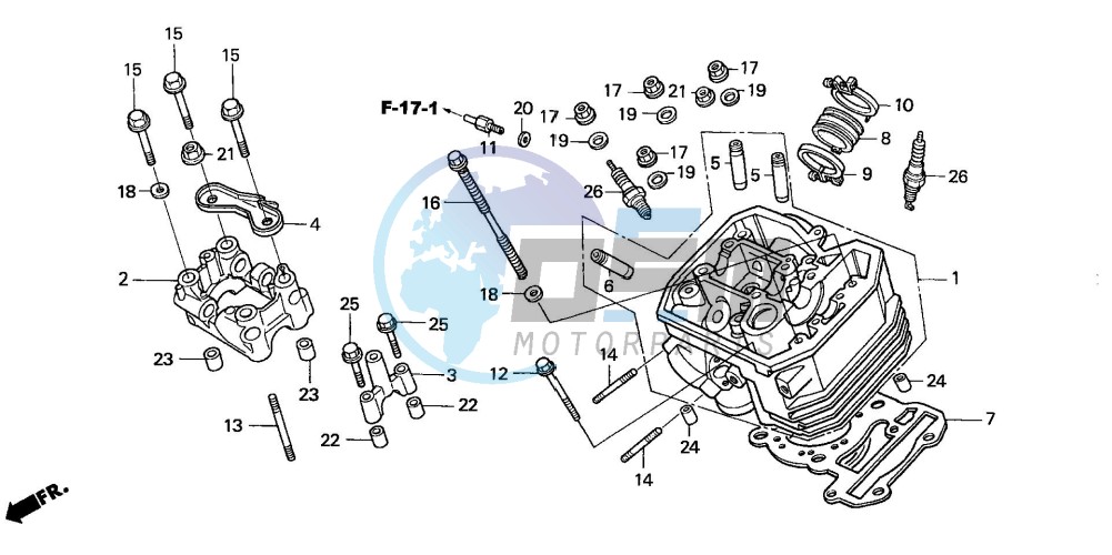 FRONT CYLINDER HEAD