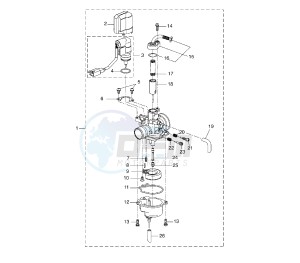 YN NEO'S EASY 50 drawing CARBURETOR