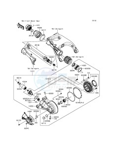 1400GTR ABS ZG1400EFF FR GB XX (EU ME A(FRICA) drawing Drive Shaft/Final Gear