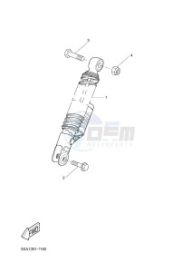 CW50LN BOOSTER (1WP5) drawing REAR SUSPENSION