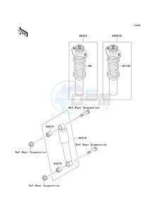 KAF 620 A6 [MULE 2510 4X4] (A6) [MULE 2510 4X4] drawing SHOCK ABSORBER-- S- -