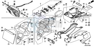 CBR1000RRF Fireblade - CBR1000RR 2ED - (2ED) drawing TAILLIGHT