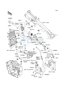 VN 900 B [VULCAN 900 CLASSIC] (6F-9F) B7F drawing WATER PIPE