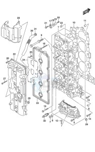 DF 150 drawing Cylinder Head