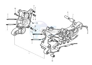 NRG POWER DT 50 drawing Crankcase