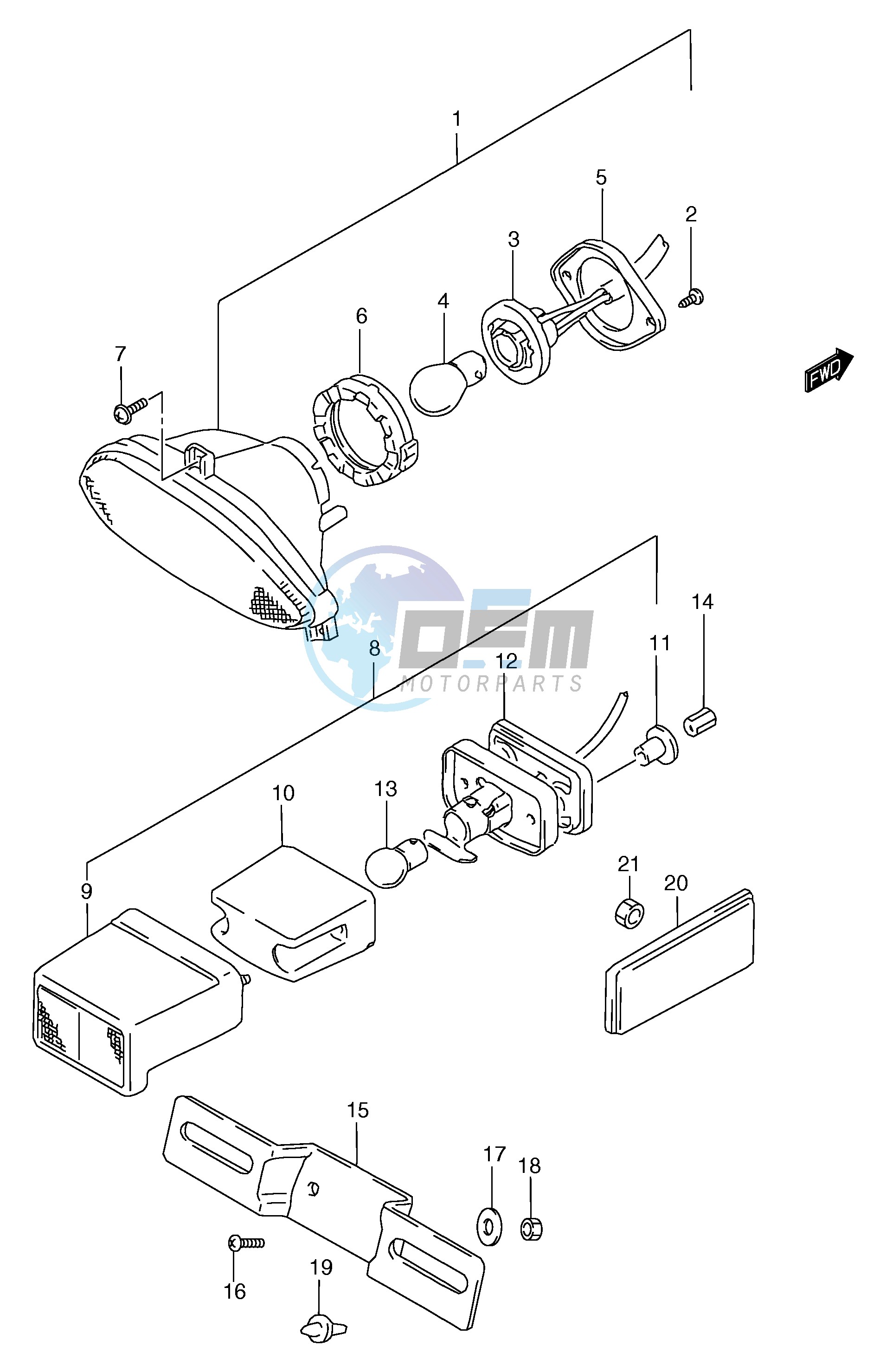 REAR COMBINATION LAMP