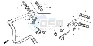 CBF1000A drawing SWITCH/CABLE