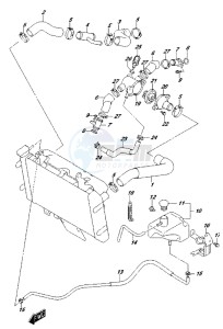 DL650 drawing RADIATOR HOSE