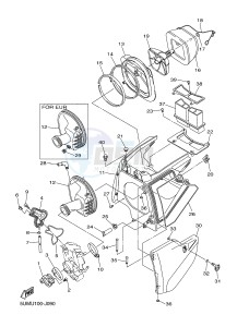 WR250F (1HCE) drawing INTAKE