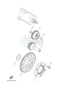 YXM700E YXM70VPXJ VIKING EPS (B5F3) drawing STARTER CLUTCH