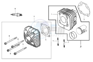 DD50 FIX 25 KMH E2 drawing CYLINDER / CYLINDER HEAD