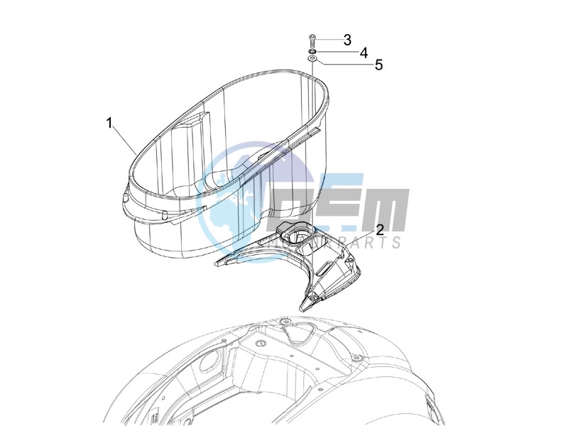 Helmet housing - Undersaddle