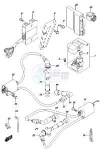 DL650 drawing ELECTRICAL (DL650XAUEL7 E21)