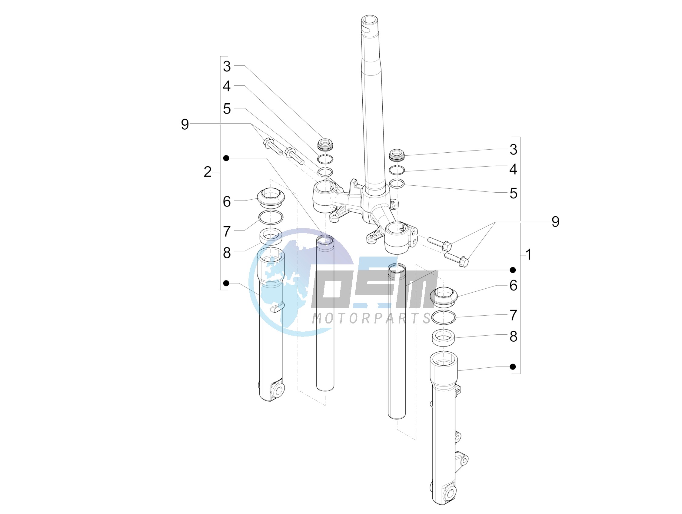 Fork's components (Wuxi Top)